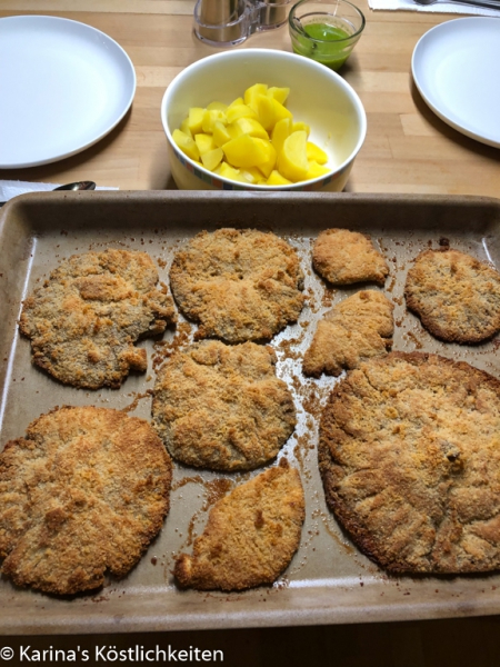 Panierter und gebackener Parasol-Pilz aus dem Ofen - Karina Groß mit ...