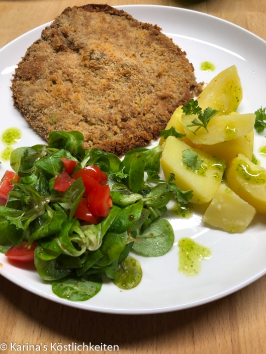 Panierter und gebackener Parasol-Pilz aus dem Ofen - Karina Groß mit ...