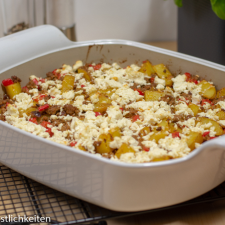 Kartoffel-Hack-Auflauf Mit Feta - Karina Groß Mit Pampered Chef