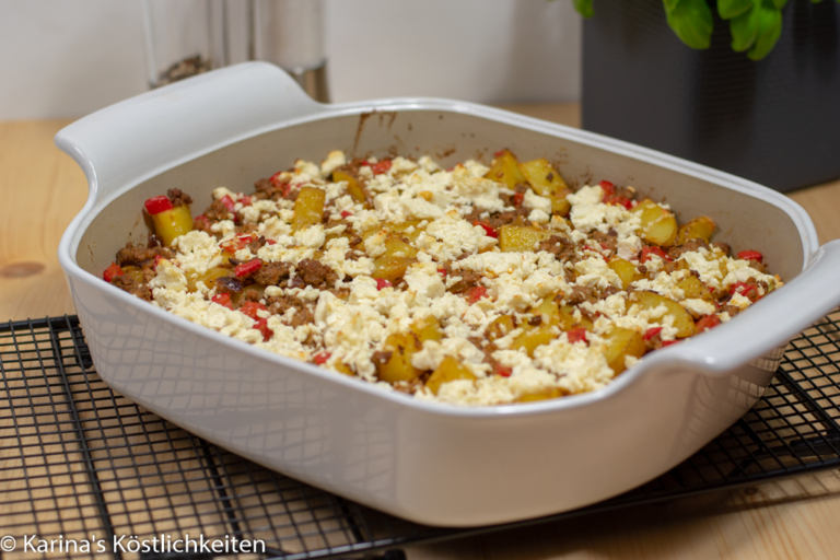 Kartoffel-Hack-Auflauf mit Feta - Karina Groß mit Pampered Chef