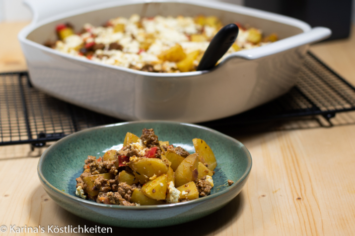 Kartoffel-Hack-Auflauf Mit Feta - Karina Groß Mit Pampered Chef