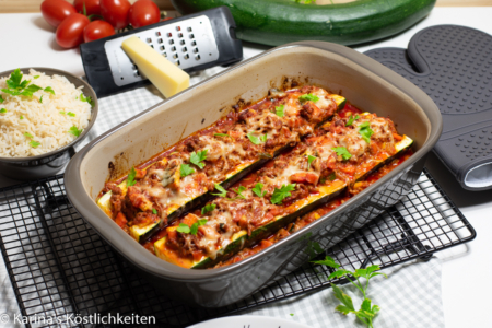 Gefüllte große Zucchini a la Mama - Karina Groß mit Pampered Chef