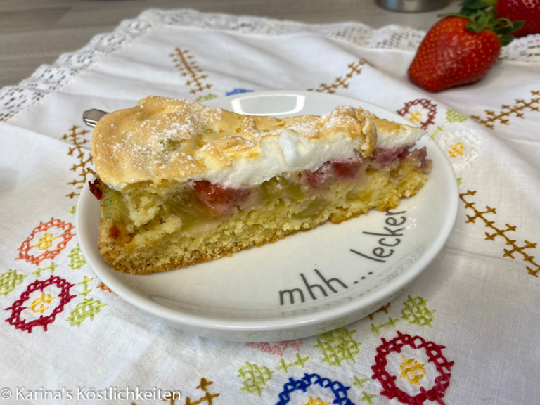 Rhabarber-Erdbeer-Kuchen mit Baiser - Karina Groß mit Pampered Chef