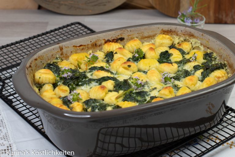 Gnocchi-Spinat-Auflauf mit Gorgonzola-Soße - Karina Groß mit Pampered Chef