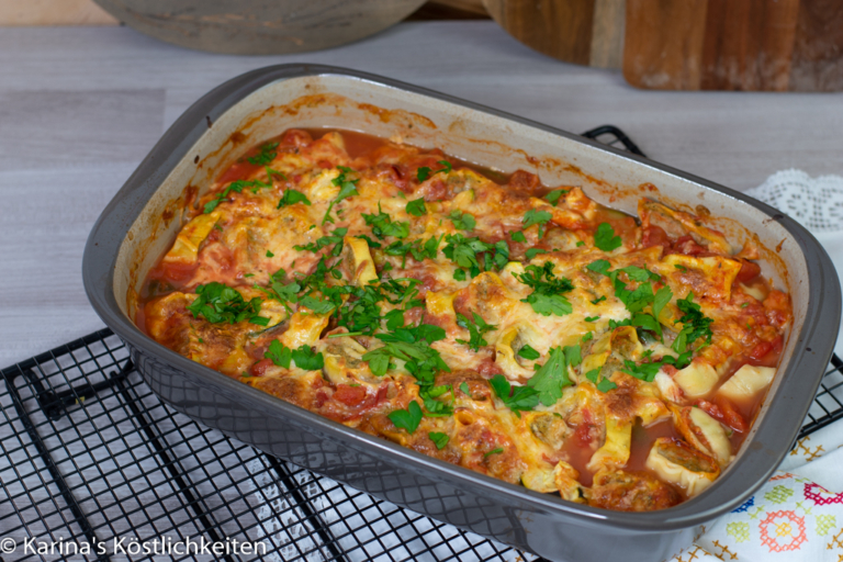 Maultaschen-Zucchini-Auflauf - Karina Groß mit Pampered Chef