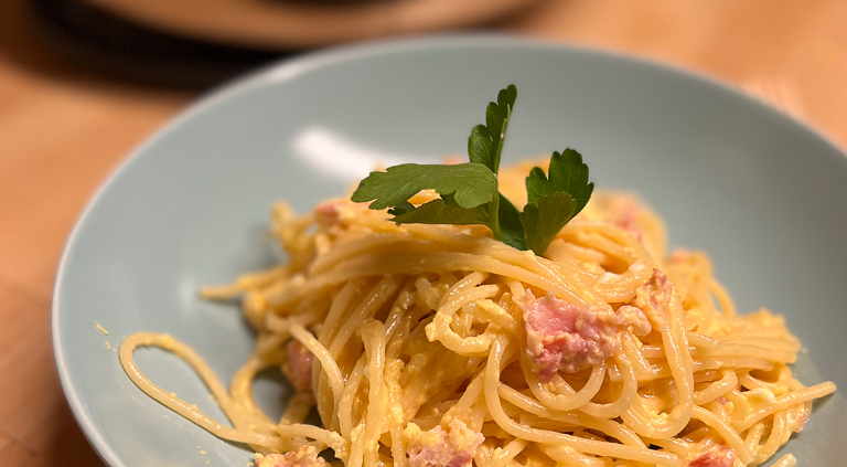 Rezept Spaghetti Carbonara Pampered Chef®