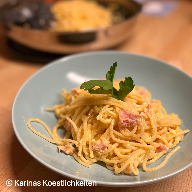 Rezept Spaghetti Carbonara Pampered Chef®