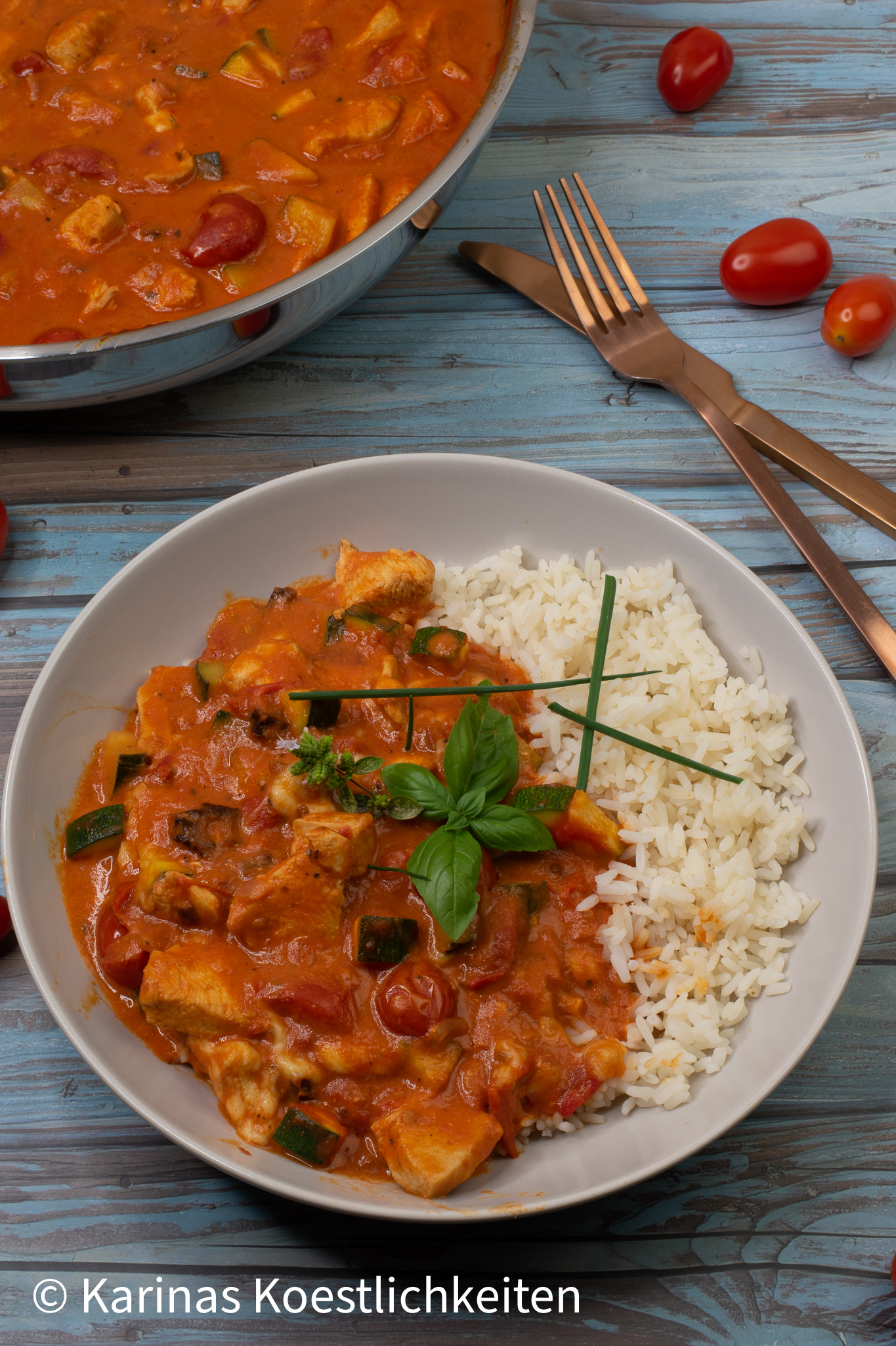 Tomaten-Basilikum-Eintopf mit Hähnchen - Cookidoo® – a plataforma