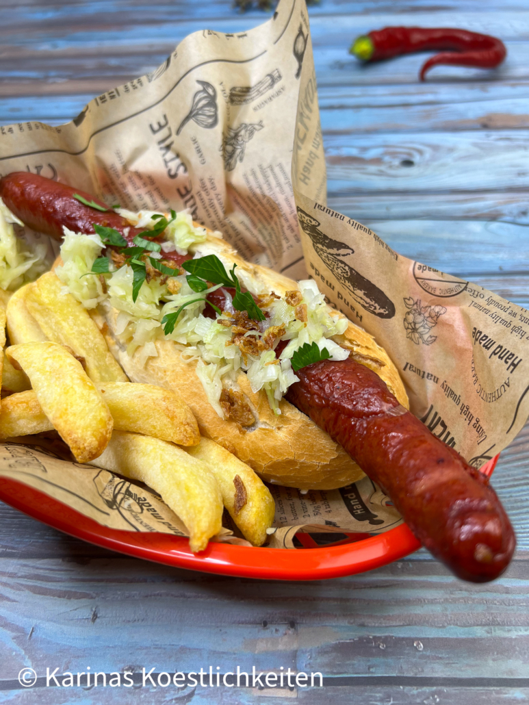 Rezept Feuerwurst-Hotdog Pampered Chef