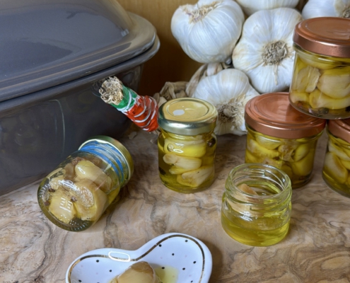 Confierter Knoblauch