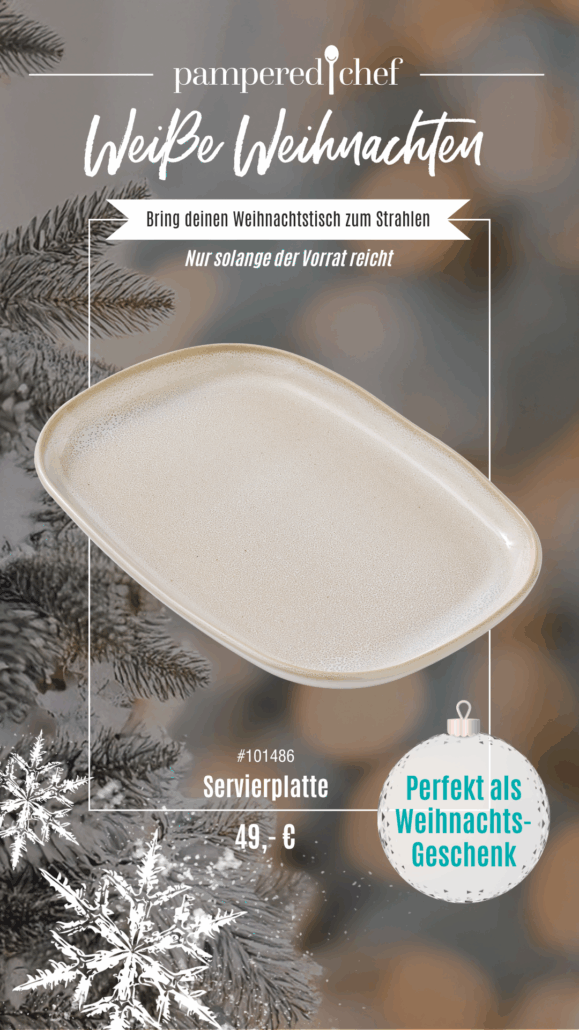 Pampered Chef Table Ware Servierplatte