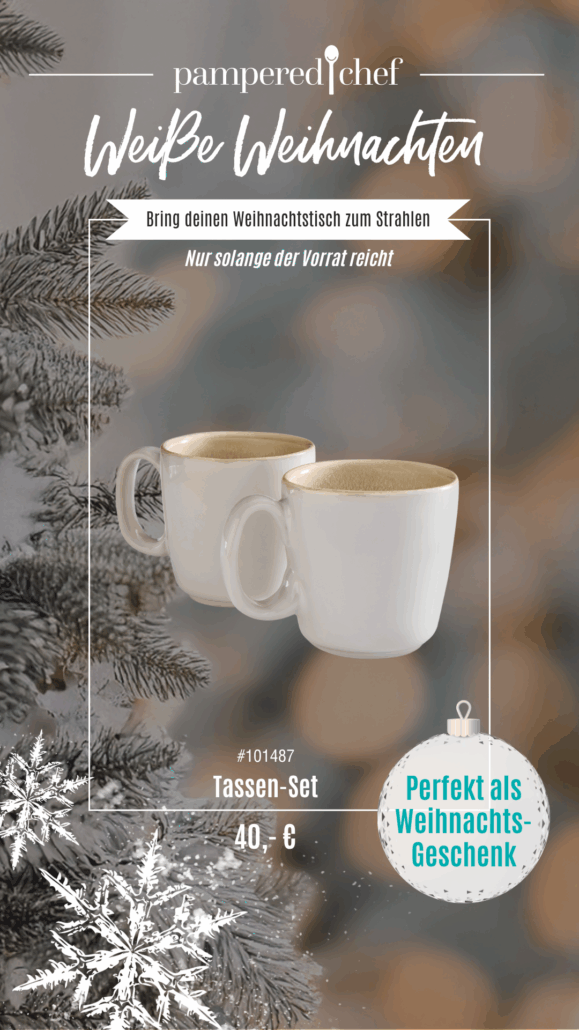 Pampered Chef Table Ware Tassen