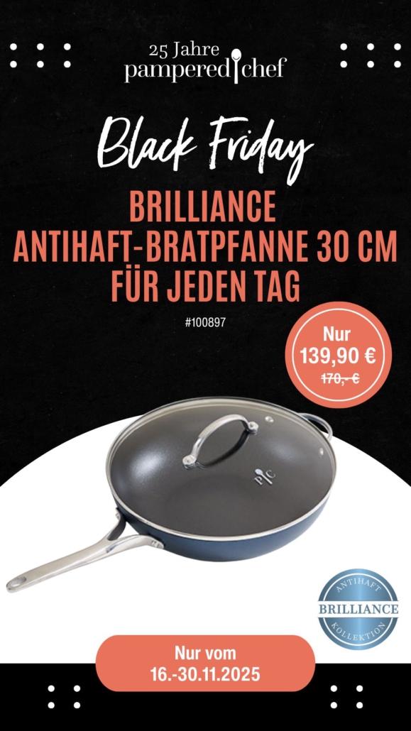 Pampered Chef® Brilliance Antihaft-Bratpfanne 30cm für jeden Tag