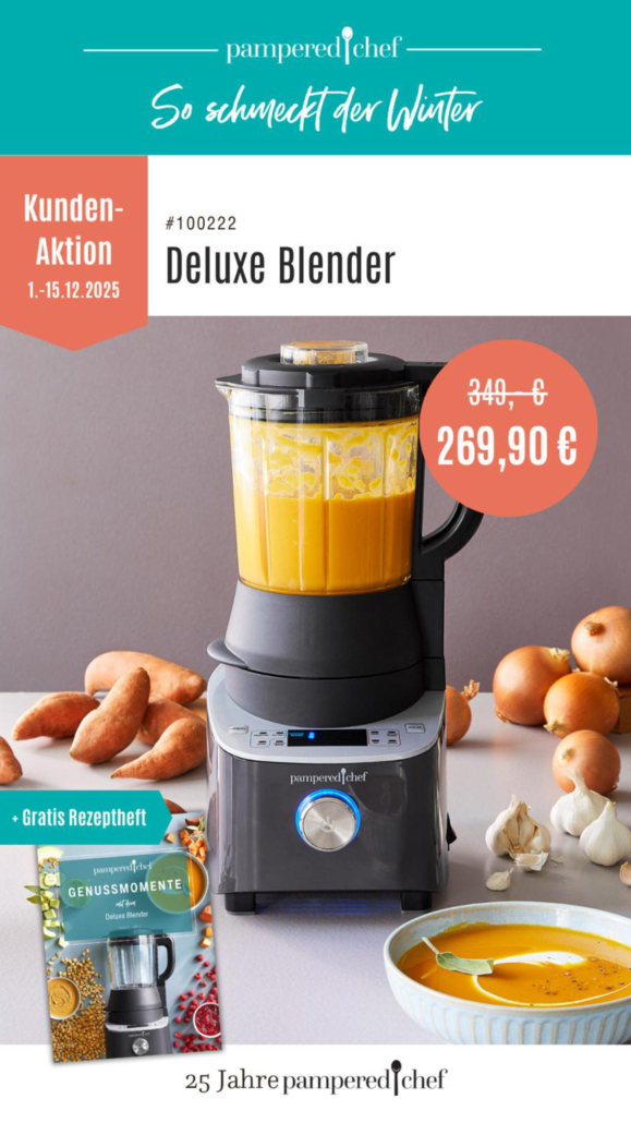 Pampered Chef Deluxe Blender Angebot 12_2025