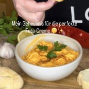 Rezept Feta Creme aus dem elektrischen Multizerkeinerer Up&Down - UDO von Pampered Chef®