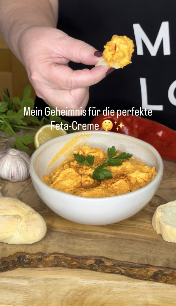 Rezept Feta Creme aus dem elektrischen Multizerkeinerer Up&Down - UDO von Pampered Chef®