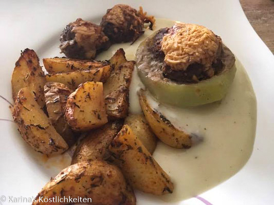 Gefüllte Kohlrabi mit Countrykartoffeln - Karina Groß mit Pampered Chef Gefüllte Kohlrabi mit Countrykartoffeln - Karina Groß mit Pampered Chef