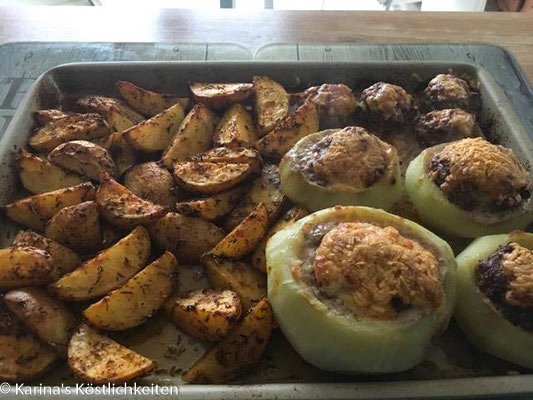 Gefüllte Kohlrabi mit Countrykartoffeln Pampered Chef
