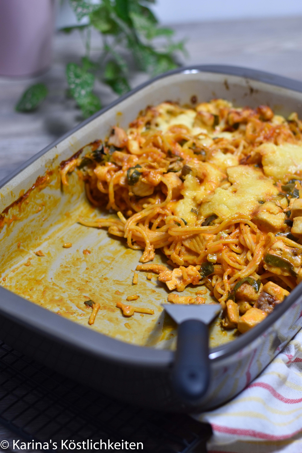 Lachsspaghetti aus dem Ofen - Karina Groß mit Pampered Chef